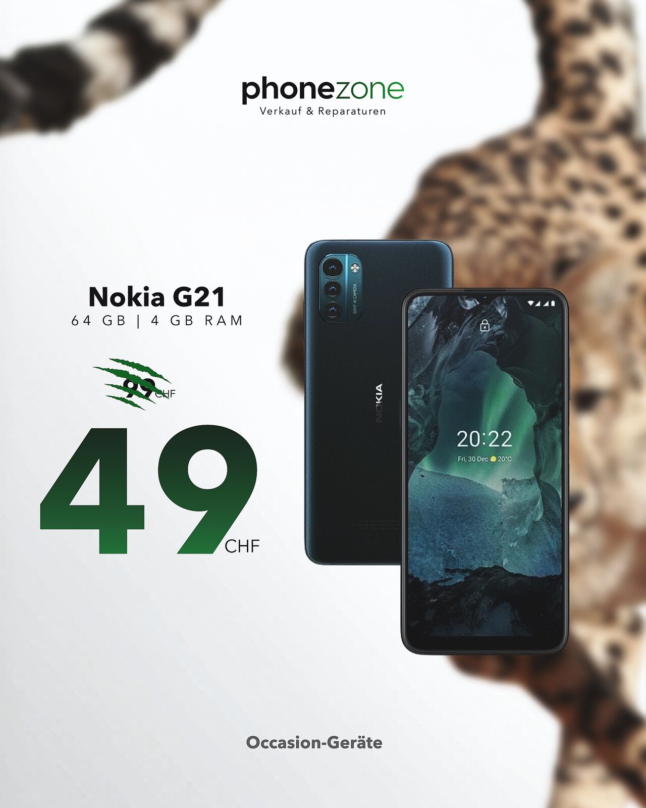 Nokia G21 – 49 CHF Occasion